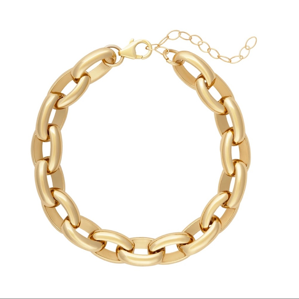 Necklace and Bracelet gold set